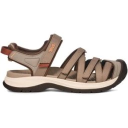 Teva Sandalias de mujer con puntera cerrada de montaña Tirra Sport CT. (37) Marrón