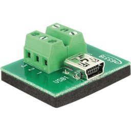 DELOCK 65518 - Conector hembra Mini USB > bloque terminal de 6 patillas