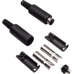 BKL 0204002 - Conector Mini-DIN de 4 pines, S-VHS