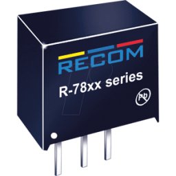 RECOM R-7850-05 - Convertidor DC-DC R78, 6,5 - 32 Vin, simple, 5,0 Vout, 500 mA, S