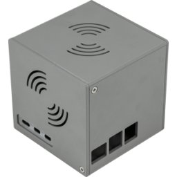 CAMDENBOSS RPI CASE5 CB-DG - Carcasa para Raspberry Pi 5, CUBE, gris oscuro