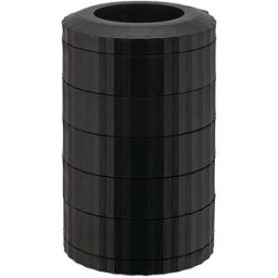 Alessi Soporte para cápsulas de café PLISSE Black negro