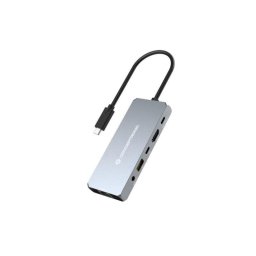 Dock USB-C Conceptronic DONN22G HDMI 2.1 100W Ethernet 2.5Gbps Gris