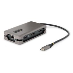 Adaptador Multipuertos USB-C StarTech.com DKM31CVMUOGS HDMI/DP 4K 60Hz 100W GbE
