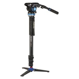 Monópode Benro A48F Video con Rótula FS6PRO, mini trípode y ajuste suave