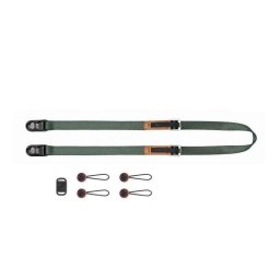 Correa Peak Design Leash Sage Cuero Nylon Verde 145 cm Ajustable 90 kg