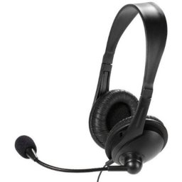 Auriculares Vivanco 36671 con cable Jack 3,5 mm para oficina y teletrabajo negros