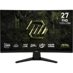 Monitor MSI MAG 274CF E20 27" FullHD 200Hz Rapid VA Curvo HDR Tiempo de respuesta 0,5 ms
