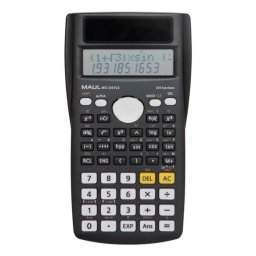Calculadora Maul MSC 240 ECO 10 dígitos 240 funciones doble línea solar negra