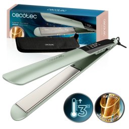 Plancha de Pelo Cerámica Cecotec Lisse Keratin Essence 230ºC 6 Ajustes Autoapagado Verde