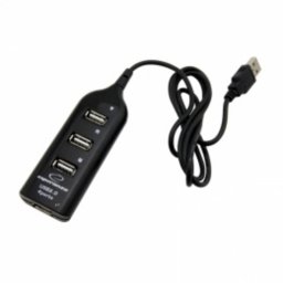 Hub Esperanza 4 puertos 480 Mbit/s modelo EA116 color negro
