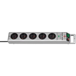 Regleta Brennenstuhl 1153344315 5 Tomas Tipo E con Interruptor y Cable 2,5 m