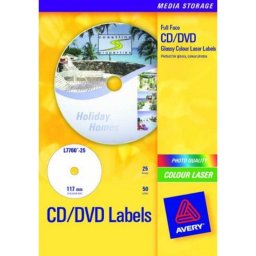 Etiquetas Avery L7760-25 Laser A4 50 piezas 25 hojas