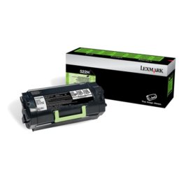Cartucho Tóner Unison Lexmark 522H Negro 25000 páginas