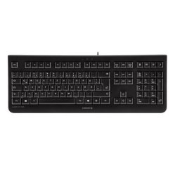 Teclado Cherry KC 1000 Alámbrico USB QWERTY completo negro con teclas duraderas