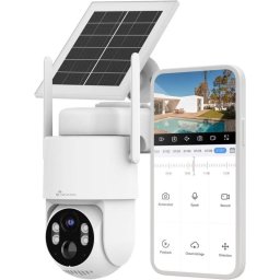 Cámara datos 4G Nivian tarjeta SIM incluida, 2K Visión Nocturna Detección IA Exterior Audio Bidireccional