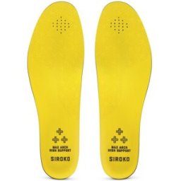 Siroko Plantillas zapatillas ciclismo unisex Grip . (44) Amarillo
