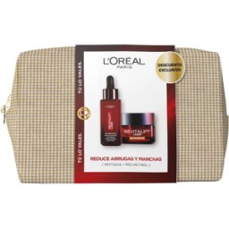 L'Oréal Paris Revitalift Suero corrector antienvejecimiento láser con tripéptidosRevitalift Sérum corrector con láser, 30 ml Crema con SPF 25, 50 ml