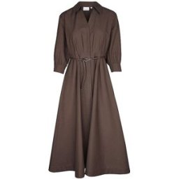 Comma Vestido midi marrón 34