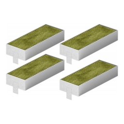Filtro de Carbón para Campana Extractora Bosch HEZ9VRCR1 4 Unidades