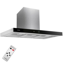 Campana extractora Infiniton CMPT-CLR92S Recirculación 90cm con mando a distancia y control táctil