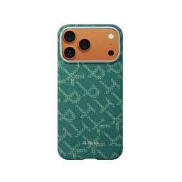 Pitaka Funda Para Iphone 17 Pro – Carcasa Ultra Fina Monogram Dorado/verde, Diseño Ultraligero Y Ajuste Preciso