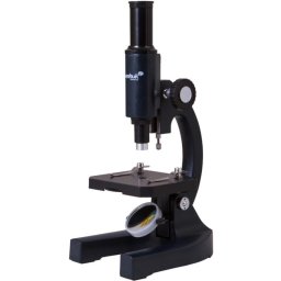 Microscopio Levenhuk 2S NG Óptico 200x Negro Metal Espejo