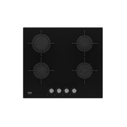 Placa de gas Beko HILG 64220 S Negra Integrada 4 zonas Vidrio