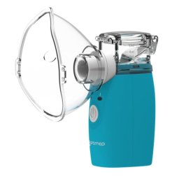 Inhalador de vapor Oromed Oro-Mesh Azul Blanco 98 g Batería