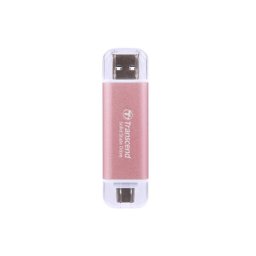 Disco Duro Transcend ESD310 1TB SSD USB 10 Gbit/s Rosa con Protección