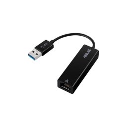 Adaptador USB a Ethernet ASUS OH102 U3 TO RJ45 DONGLE Negro