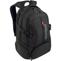 Mochila Wenger Transit Deluxe 16" Poliéster 3 Comoras Negra