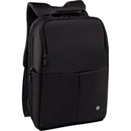 Mochila Wenger Reload 14" Negra con Rápidas y Compartimentos