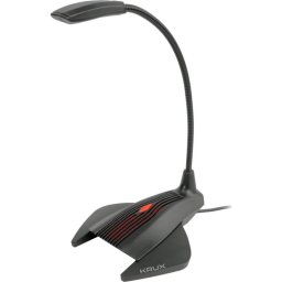 Micrófono Krux Prana Jack dinámico omnidireccional con iluminación RGB