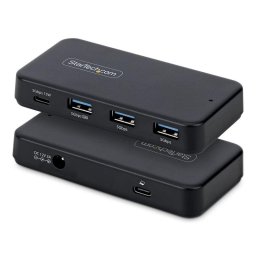 Hub USB StarTech.com 4 Puertos USB-C y USB-A 5Gbps Autoalimentado 36W