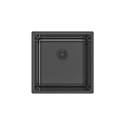 EDESA Fregadero bajo encimera y a ras 950270065. FUJI BE 40X40 1C R10 BK. Una cubeta. Para mueble de 50