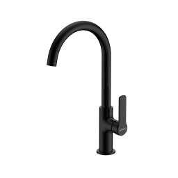 EDESA Grifo de cocina 951270031. NIAGARA NEGRO. Negro. Sobre encimera