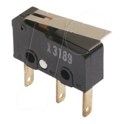 OMRON SS-5GL - Microinterruptor, 1 NO, palanca plana