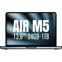 Apple Macbook Air 13,6"/ M5 10-Core CPU/ 24GB/ 1TB SSD/ 10-Core GPU/ Azul