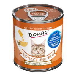 Dokas Schleck und Weg con pollo 600g bebida para gatos - Pack % - 2 x 600 g