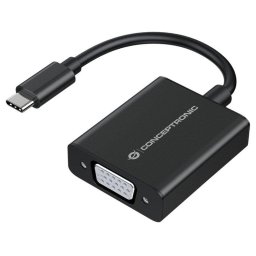 Adaptador USB-C a VGA Conceptronic ABBY05B 1080p 60Hz