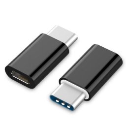 Adaptador USB-C a Micro USB Gembird A-USB2-CMMF-01 Negro
