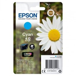 Cartucho de Tinta Original Epson 18 Cian para Impresoras Expression Home