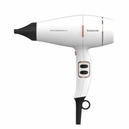 Secador de Pelo Iónico Taurus Digital Shining 2200W 3 Temperaturas 2 Velocidades Profesional Blanco con Accesorios