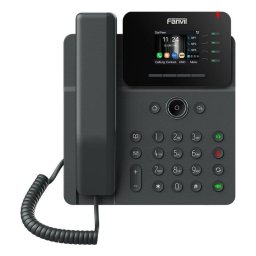 Teléfono IP Fanvil V61W Wi-Fi 6 Bluetooth 4 líneas LCD PoE Negro