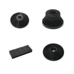 Filtro de carbón activado para campana extractora Teka 61801345 D9C Integra negro