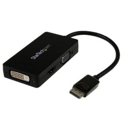 Adaptador StarTech DP2VGDVHD DisplayPort a HDMI VGA DVI 0,15 m Negro