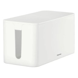 Organizador de cables Hama Mini blanco para escritorio y suelo, 235x115x120 mm