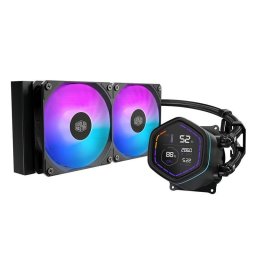 Refrigeración Líquida Cooler Master MLX-D24M-A18PA-RD 240mm 2 Ventiladores ARGB Panel Digital