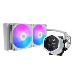 Refrigeración Líquida Cooler Master MLX-D24M-A18PW-RD 240mm 2 Ventiladores ARGB Pantalla Digital
